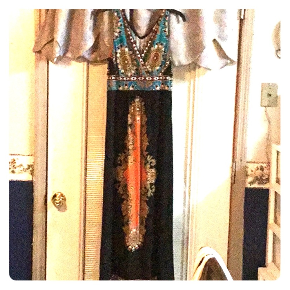 Floor length maxi dress